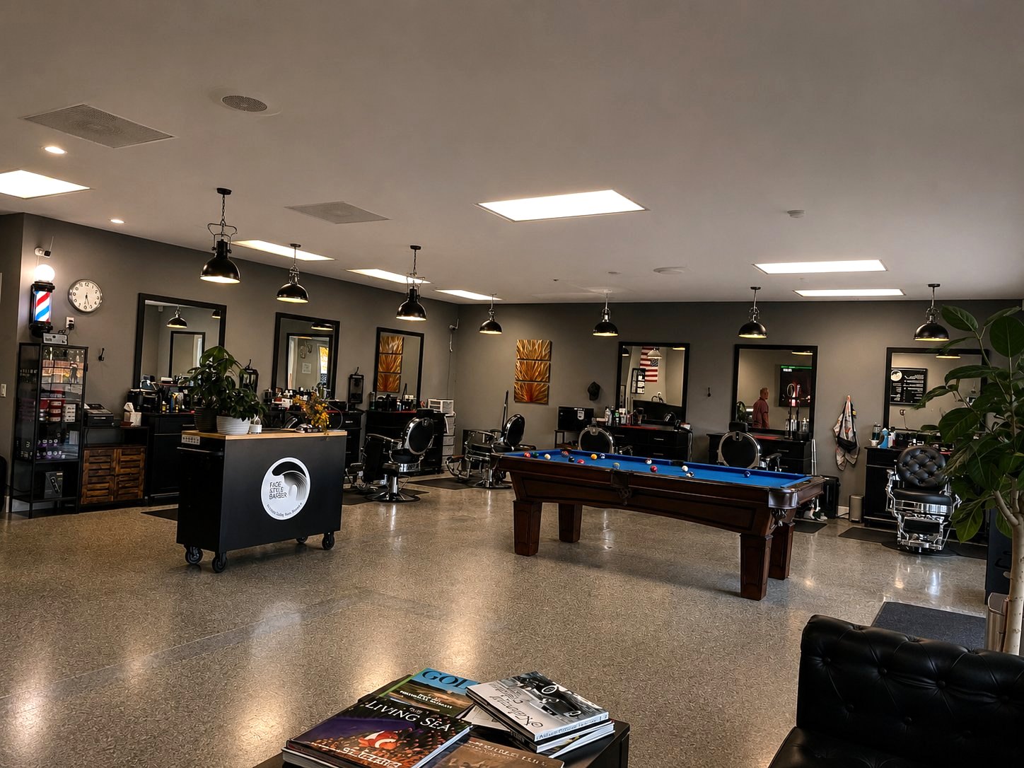 Inside Fade Style Barber — premium barbershop in Dana Point CA